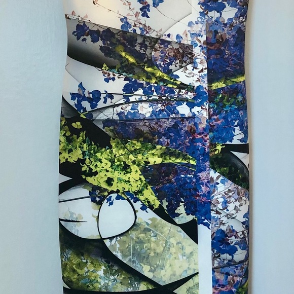 Clover Canyon Space Garden Print Neoprene Dress - Picture 2 of 5